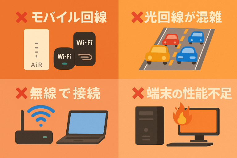 オンラインゲームでラグが発生する4つの原因と改善方法のアイキャッチ画像