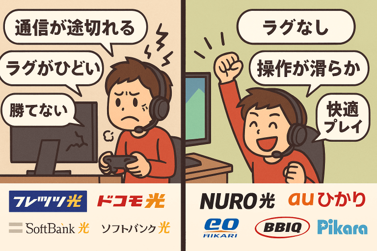 オンラインゲームで勝てるおすすめ光回線はズバリこれだ！たどり着いた改善方法を大公開！のアイキャッチ画像２